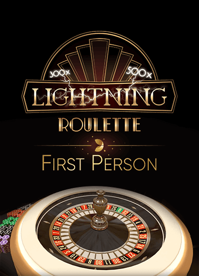 First Person Lightning Roulette card-and-table